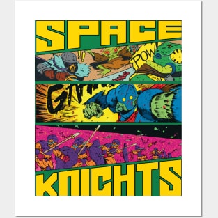 Space Knights ACTION!! Posters and Art